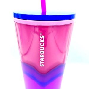 Starbucks Summer 2021 Color Wave (Pink Purple Blue) 24 oz Cold Cup (Tumbler)